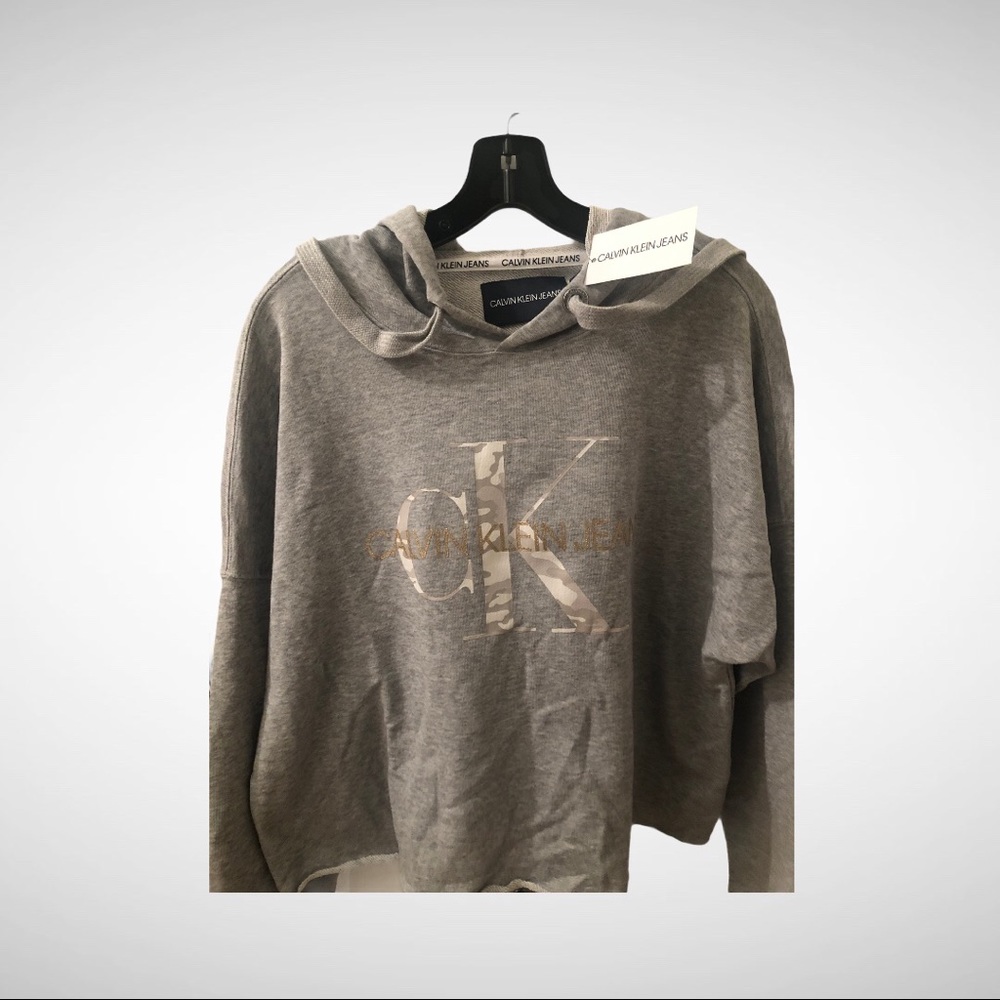 WOMENS CALVIN KLEIN JEAN LOW CUT HOODIE